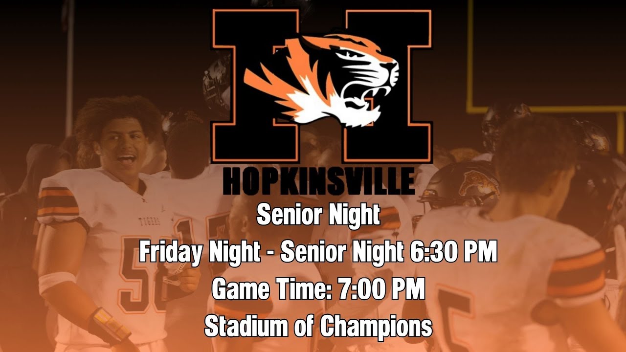 Show Up and Show Out To Support The Tigers on Senior Night Show Up and Show Out To Support The Tigers on Senior Night