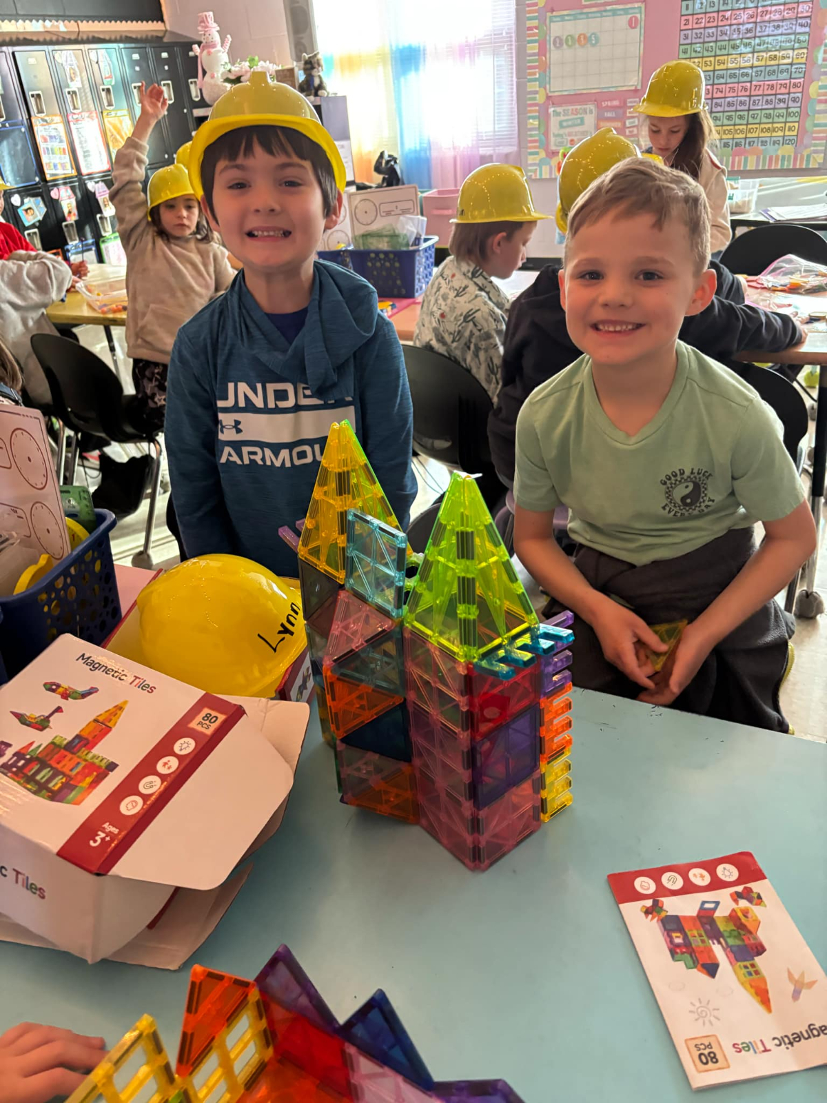 Crofton Elementary’s First Grade Construction Crew Builds More Than Just Shapes Crofton Elementary’s First Grade Construction Crew Builds More Than Just Shapes
