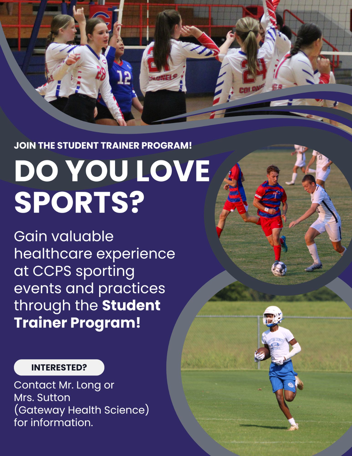 Kickstart Your Healthcare Career: Join the CCPS Student Trainer Program! Kickstart Your Healthcare Career: Join the CCPS Student Trainer Program!