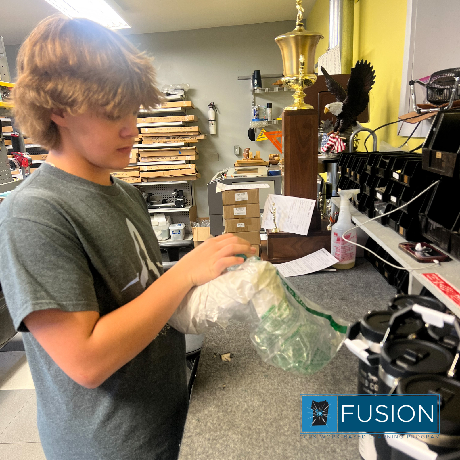 Fusion in Action: Landon Cansler Gains Engineering Experience at The Trophy House