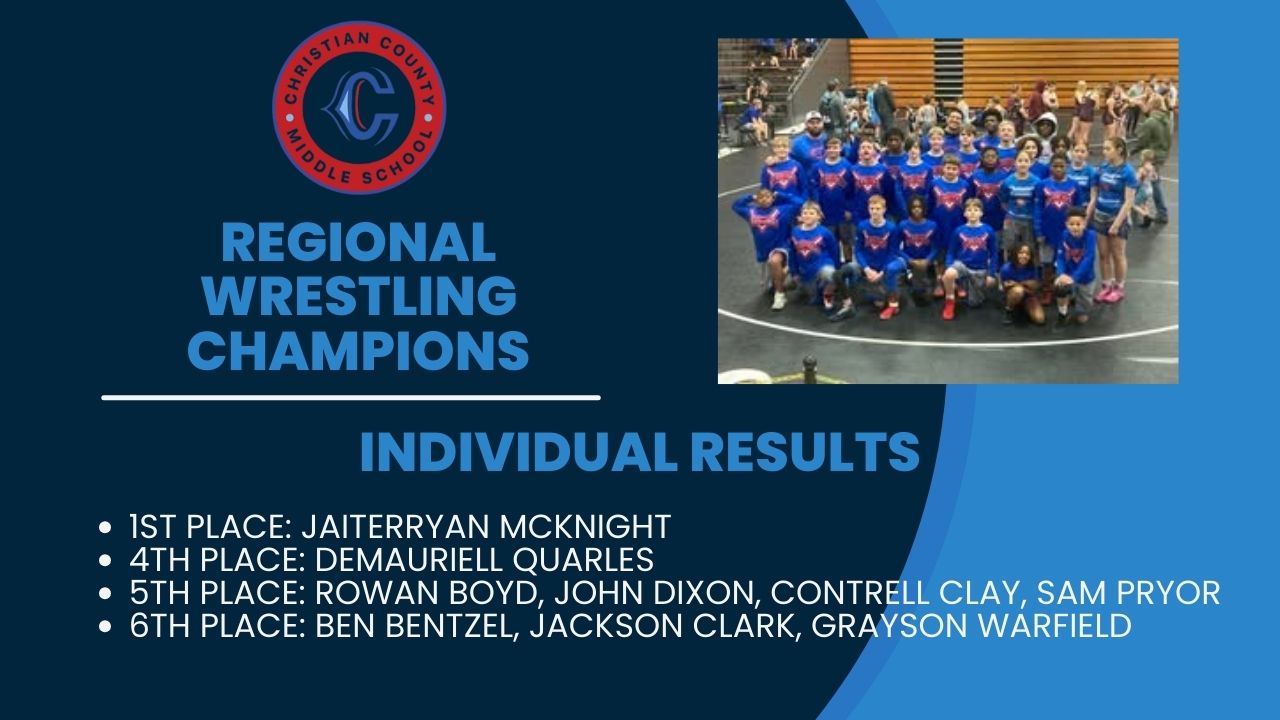 Colonels Achieve Success at Regional Middle School Wrestling Tournament Colonels Achieve Success at Regional Middle School Wrestling Tournament