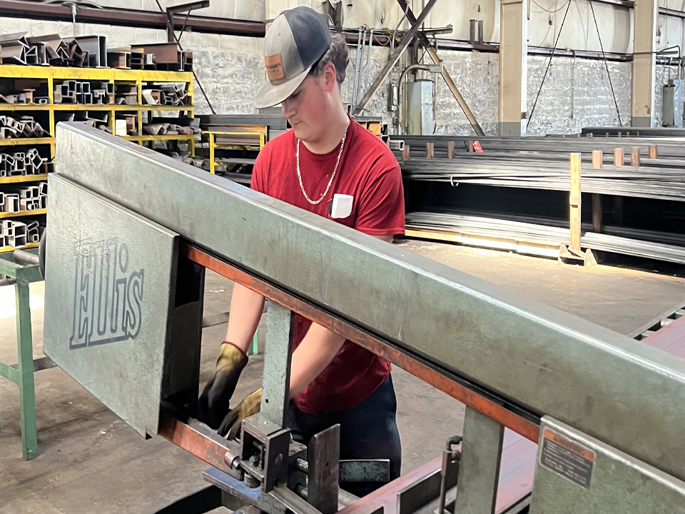 Keegan Brown Gains Welding Experience at Powell’s Metal Sales Keegan Brown Gains Welding Experience at Powell’s Metal Sales